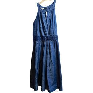 Dressbarn Dark Blue Sleeveless Midi Dress - Size 16 - NWT - $50 MSRP